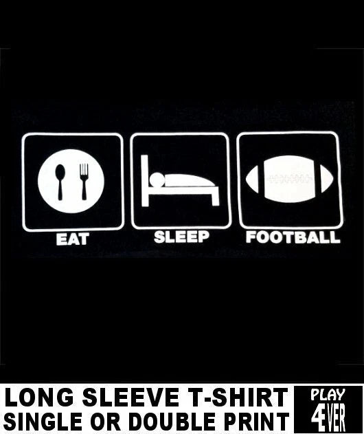 FOOTBALL PIGSKIN GAME SPORTS GRIDIRON RUGBY PLAYER TEAM T-SHIRT WS238