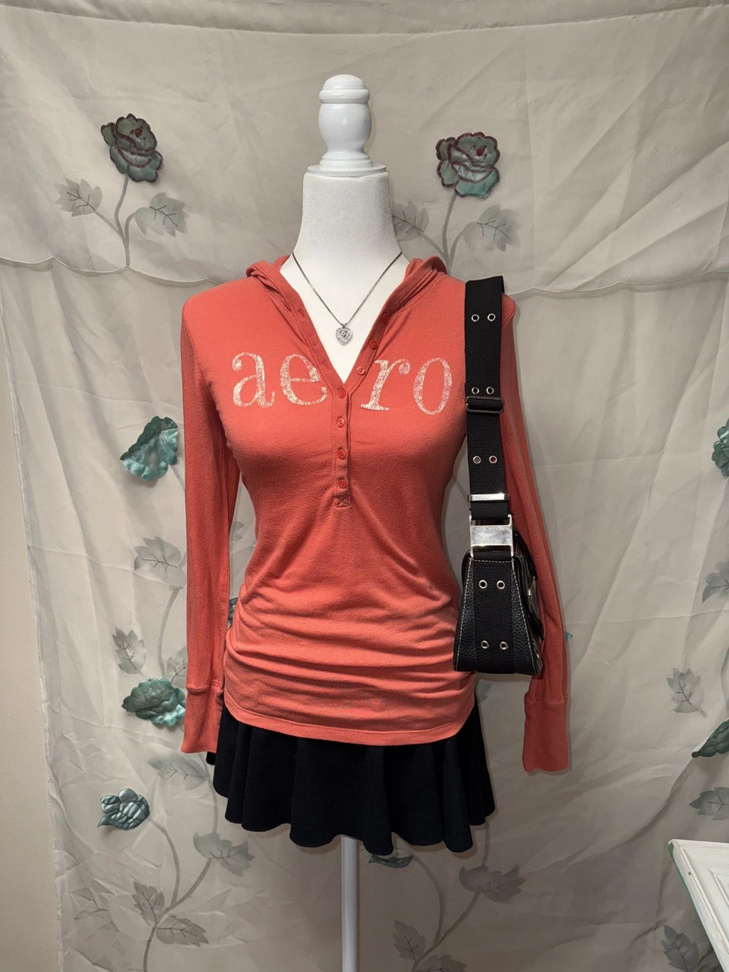 Vintage Y2K Aeropostale hooded long sleeve shirt #Y2K #vintage #Aero