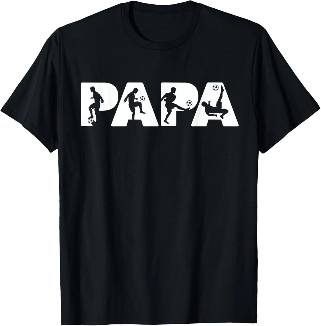 Mens Soccer Dad T Shirt_ Funny Papa Soccer Father Gift Unisex T-Shirt