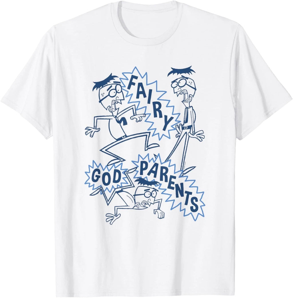 Fairly OddParents Mr. Crocker Fairy God Parents Cartoon T-Shirt