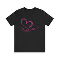 Minimalist Hand and Paw Heart Tee for Dog Cat Lovers Valentine Gift Pet T-Shirt