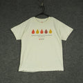 Hanes Shirt Mens Large White Short Sleeve Crew Neck Pullover T Shirt