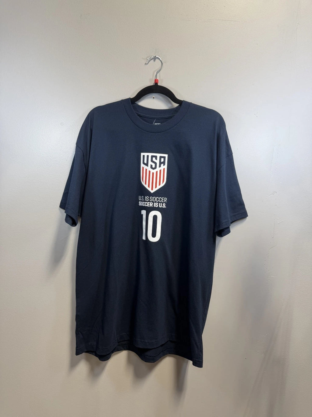 [Clothing Sample] Men's U.S. Soccer Navy T-shirt Size: Large