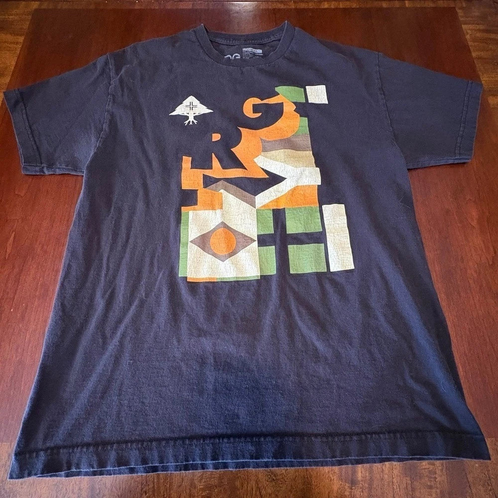 LRG Abstract Graphic Tee Black Streetwear Shirt