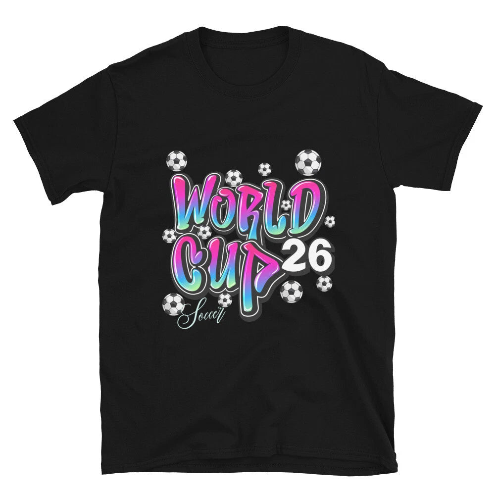 World Cup Soccer 2026 Unisex T-Shirt World Cup 26 Football Limited Edition Tee