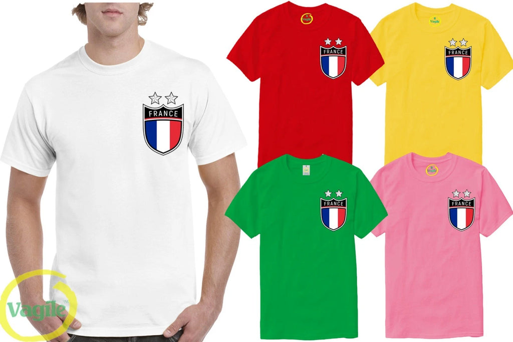 FRANCE Football T-Shirt Mens Womens World Cup 2026 Gift Kit Les Bleus French