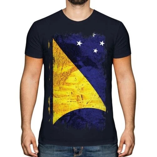 TOKELAU GRUNGE FLAG MENS T-SHIRT TEE TOP FOOTBALL GIFT SHIRT CLOTHING JERSEY