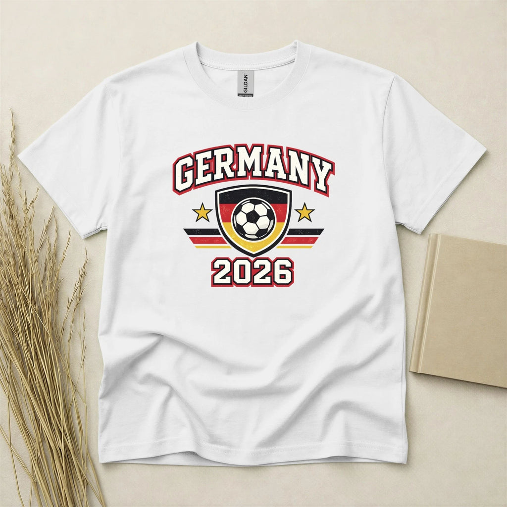 Germany 2026 Football Fan T Shirt Soccer Supporters Gildan Cotton Family Top