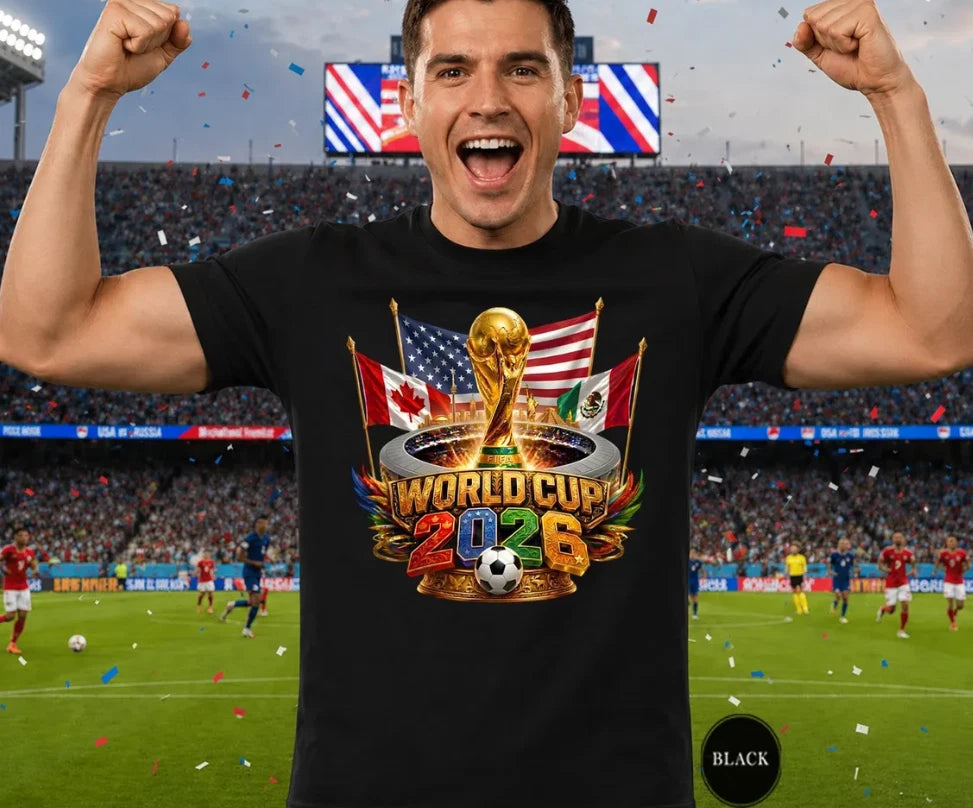 2026 Soccer Cup Shirt, Soccer World Tournament T-shirt, International Game Day T