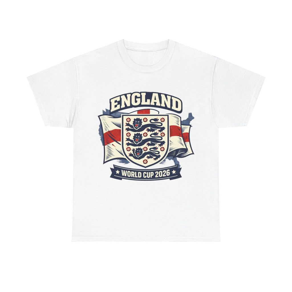 England World Cup 2026 Crest Tee | Three Lions Football Shirt