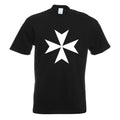 Maltese Cross T-shirt motif printed fun shirt design print