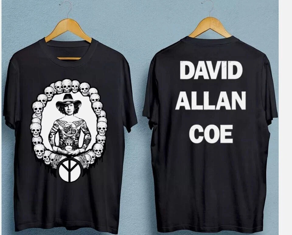 David Allan Coe 2 sides black T-shirt, David Allan Shirt For Fans N5668