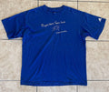 Adidas Men’s 2XL Soccer Short Sleeve Athletic T-Shirt Blue Classic Training Top