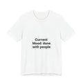 Current Mood: done with people T-Shirt | funny introvert shirt, anxiety humor