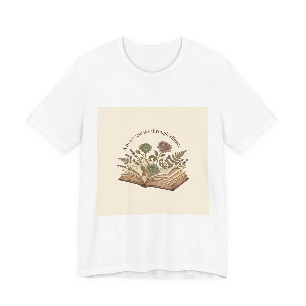 Poetic Open Book Tee | Poetcore, Literary Aesthetic, Bookish Design