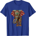 Henna Stylish Artistic Save The Elephants Wildlife T-Shirt