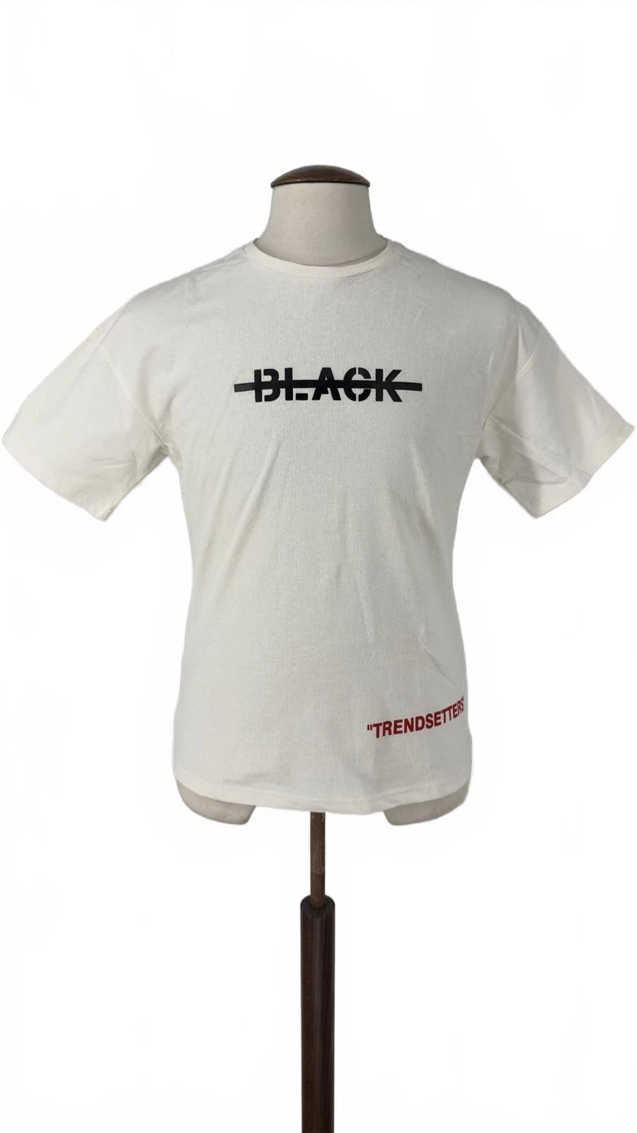 X-Feel Trendy White Graphic Men's T-Shirt Size M