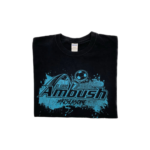 Ambush Soccer  Vintage 2019 St Louis Cut Off  Black T Shirt - Men's Size XL
