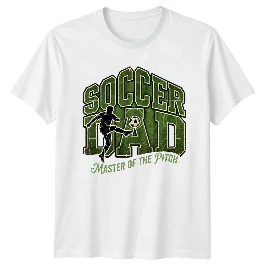 Master Of The Pitch Mens T-Shirt Sports Dad Soccer Fathers Day Gift For Him