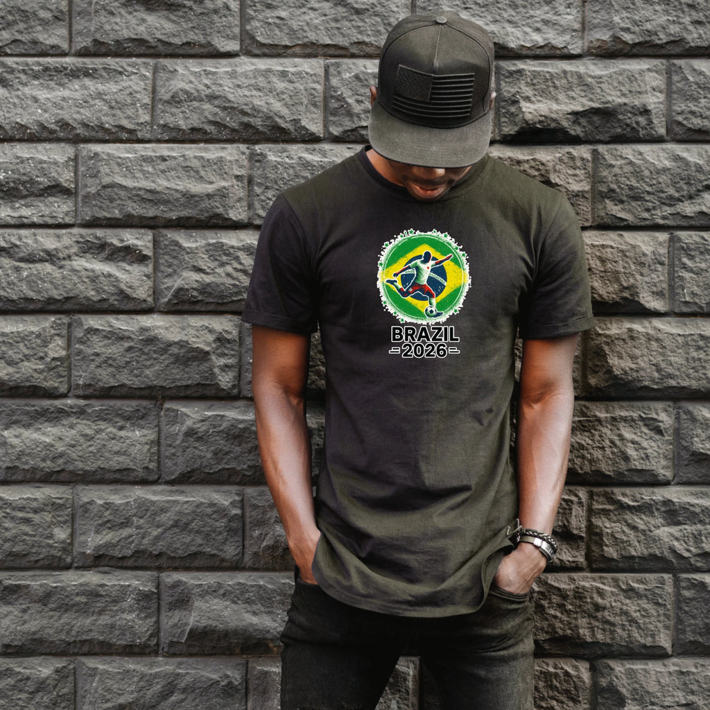 North America Apparel Collection for Soccer Fans 2026 BRAZIL Unisex  T-Shirt