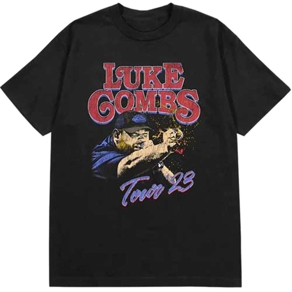 Luke Combs Tour '23 Smashing Beer Official Men's Unisex T-Shirt