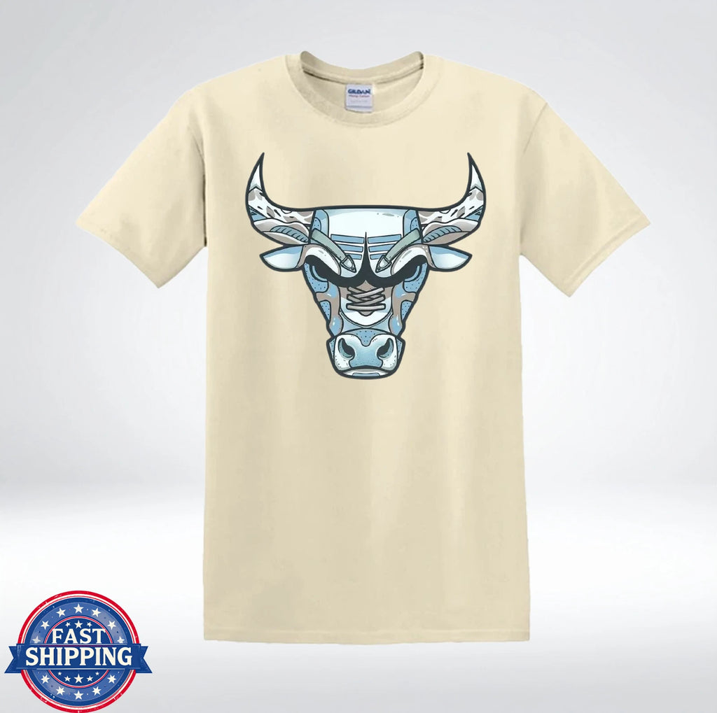 Bull Head Graphic Shirt Strong Animal Minimalist Design T-Shirt