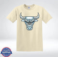 Bull Head Graphic Shirt Strong Animal Minimalist Design T-Shirt