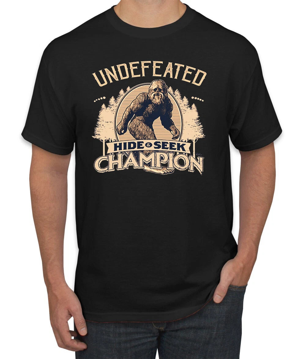 Undefeated Hide and Seek Champion Men Graphic Tshirt