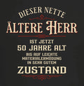 50th Birthday Mens T-Shirt Cute Gentleman 50 Years Old Funny Sayings Shirts