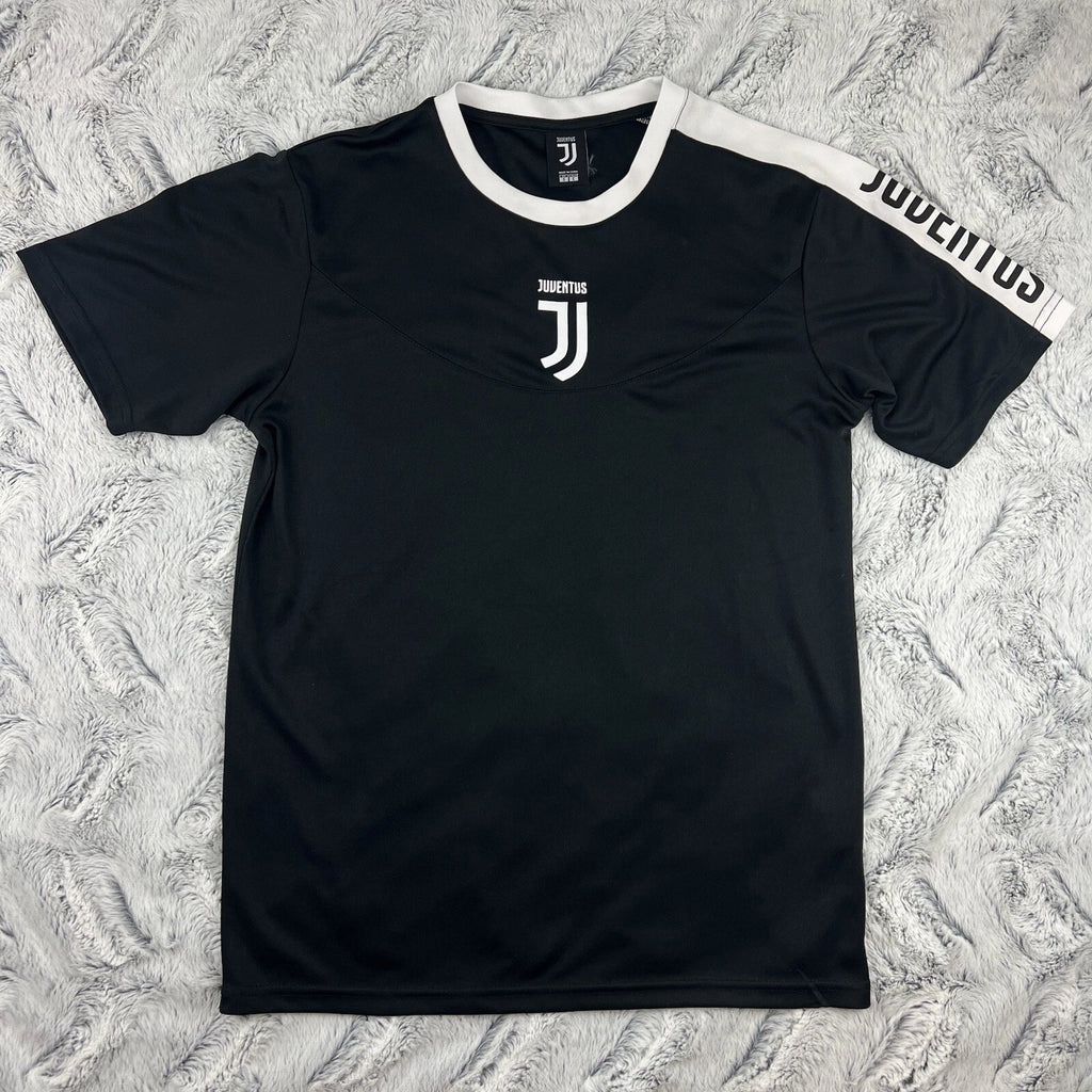 Soccer Football Soccer Official T-shirt Fan Pack JUVENTUS Black Size Men’s Small
