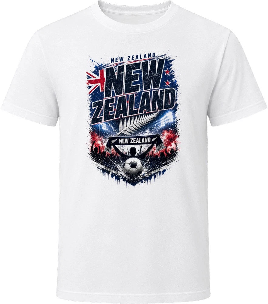 New Zealand New Zealand Soccer Football National Supporters T Shirt
