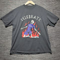 The Football Life Shirt Men's L Gray Short Sleeve Soccer Los Angeles Vita Calcio