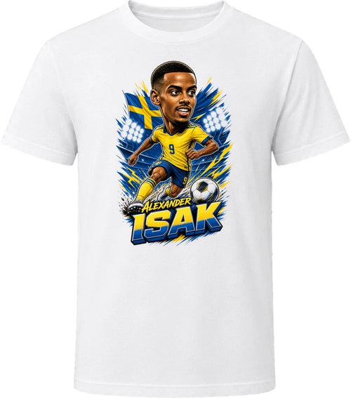 Alexander Isak, Sweden Caricature Soccer 2026 T Shirt