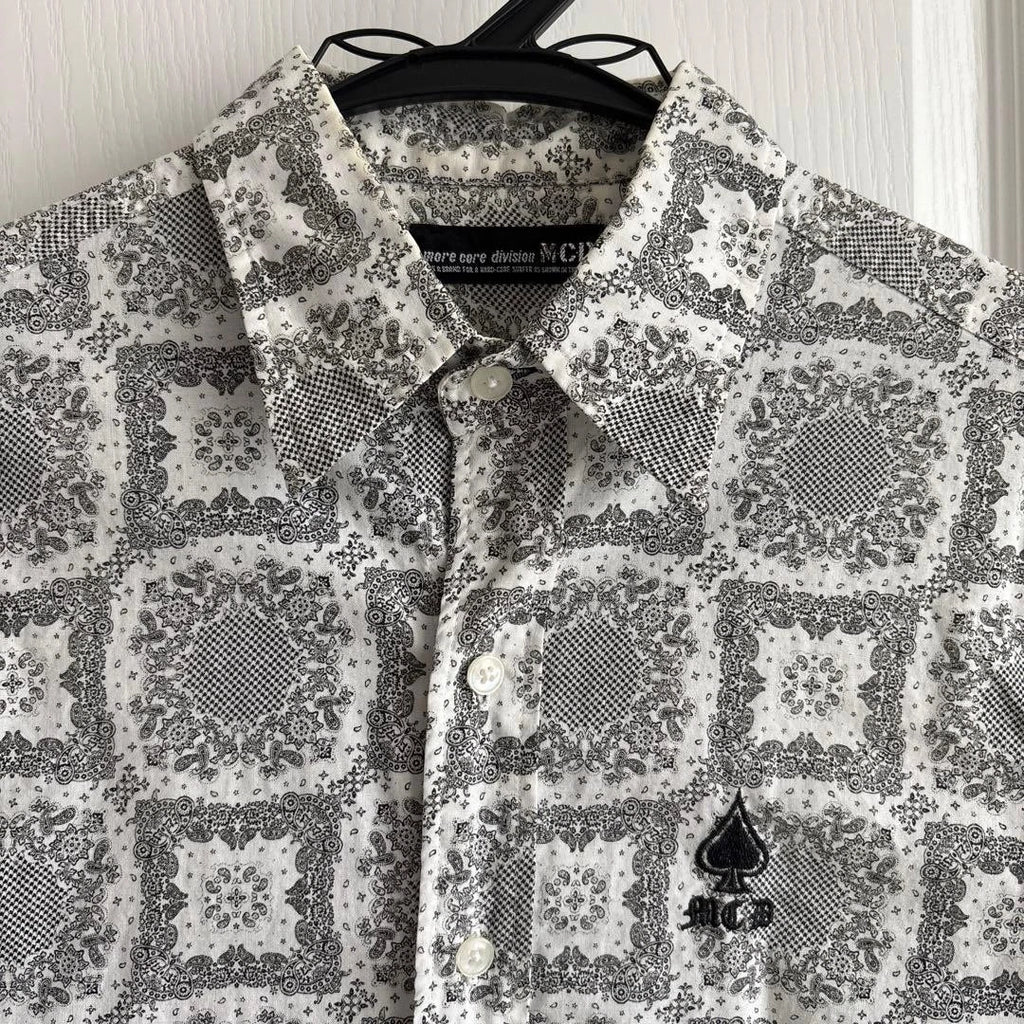 MCD Men's Short Sleeve Shirt M Cotton 100% Stylish Design