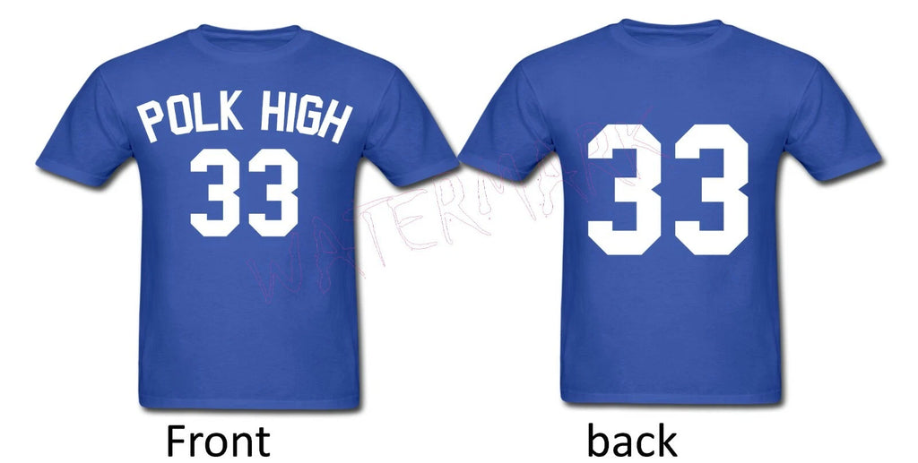 Men's Parody T-Shirt Married With Children: Polk High Uniform Al Bundy