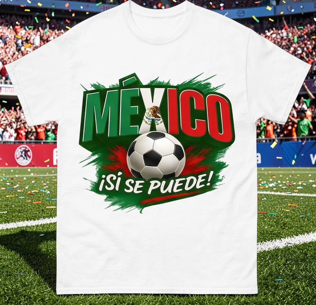 Mexico isi se puede T-Shirt, Mexico Retro World Cup T Shirt, Mexico football Tee