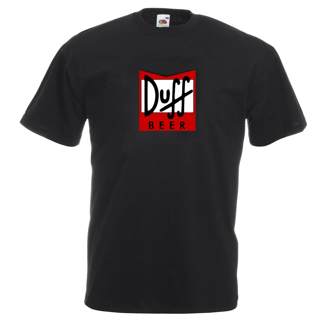 DUFF BEER - FUNNY SIMPSONS SLOGAN  Mens Womens Kids T-Shirt