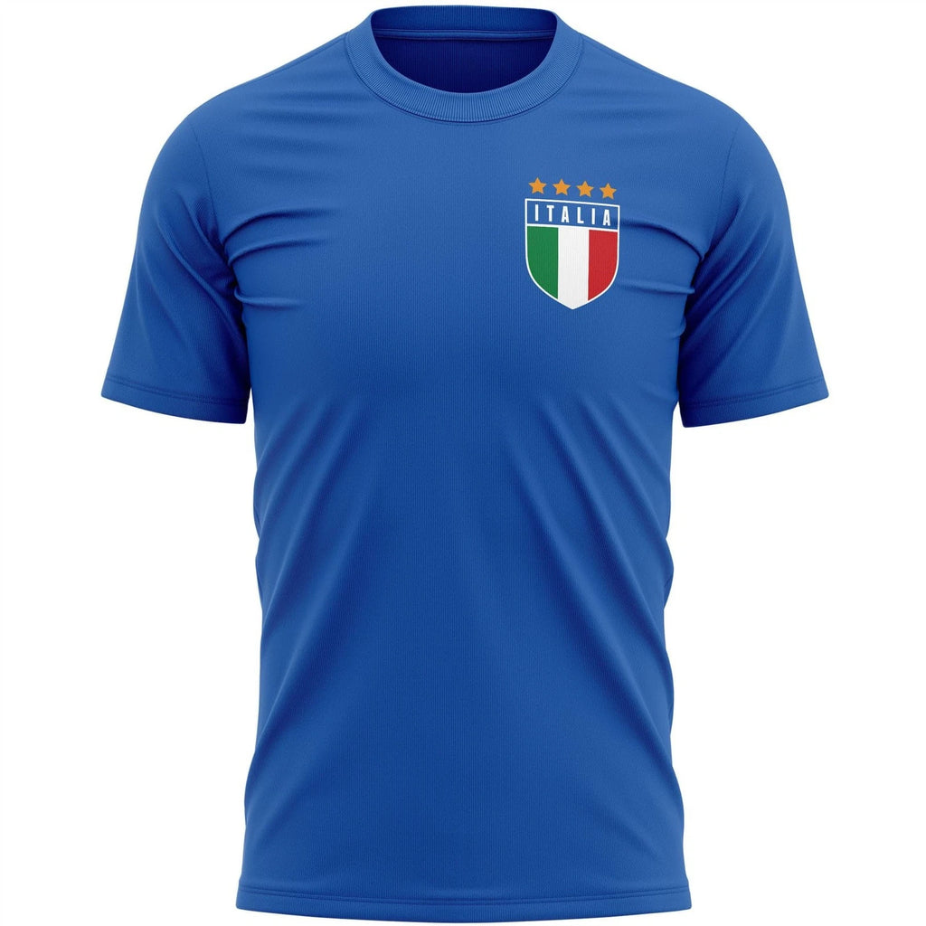 Italian Badge Men's T-Shirt, Italia Shirts for Men, Italy Soccer Gifts Royal