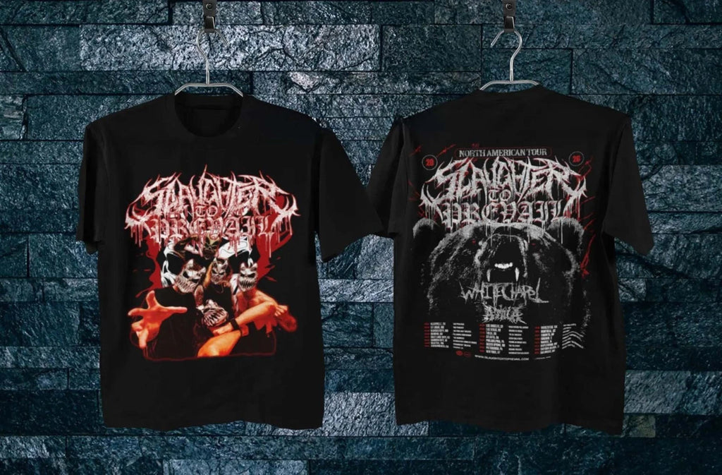 Slaughter to Prevail North America 2026 Tour Schedule Dates Two Sided T-Shirt