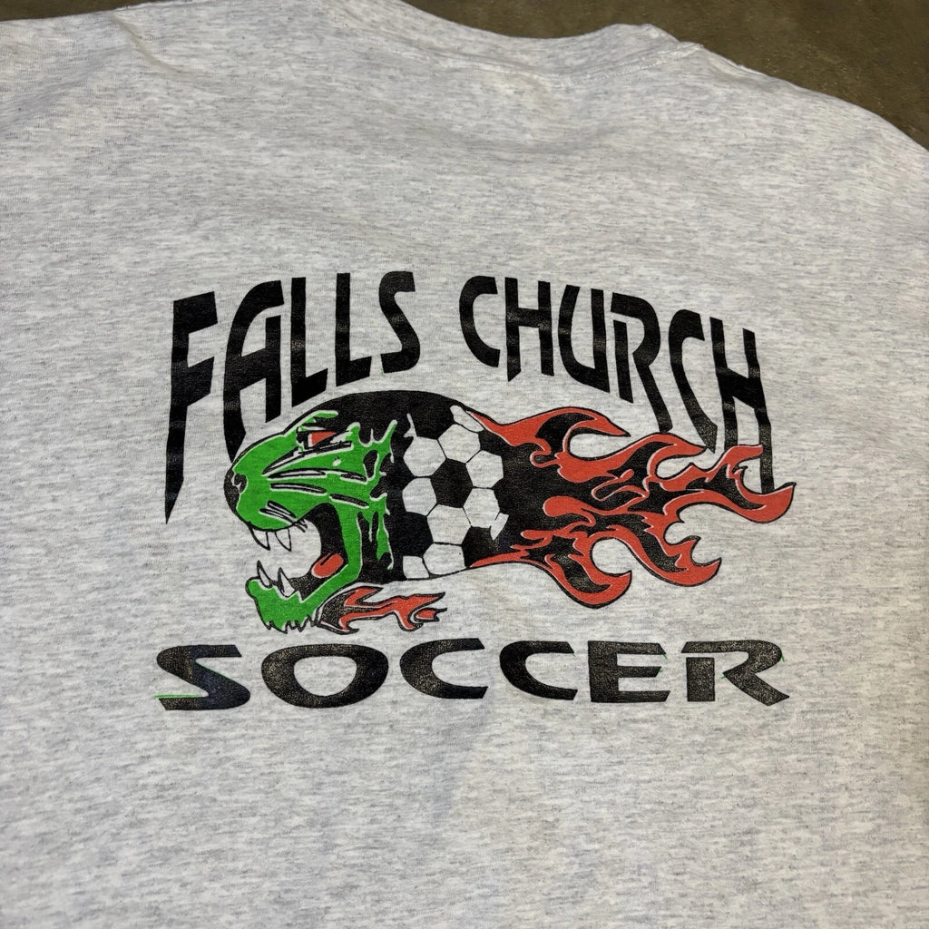 Vintage Falls Church Soccer All Star Athletics 1998 Virginia T Shirt Men's XL