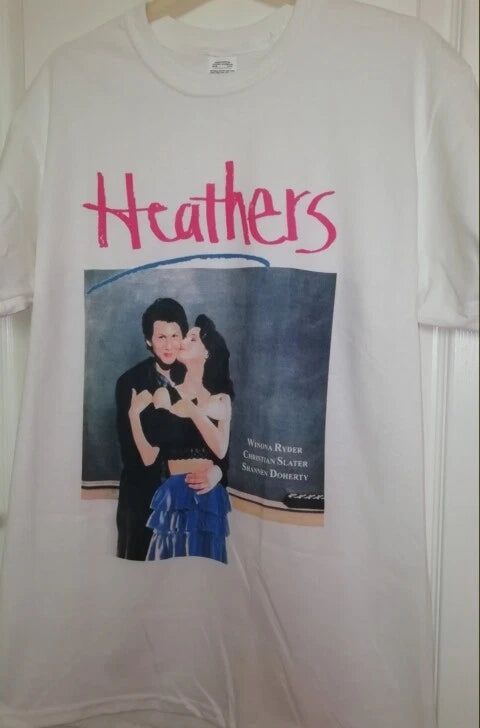 Heathers Film T Shirt Winona Ryder Christian Slater Cult 80s Movie Clueless R368