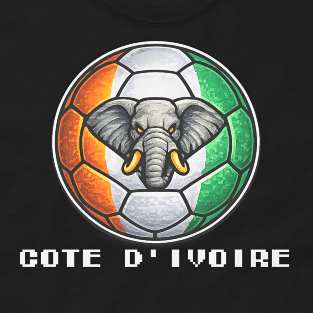 Cote D' Ivoire Soccer Shirt Retro Video Game Futbol Fan Tee 2026 Tournament Cup