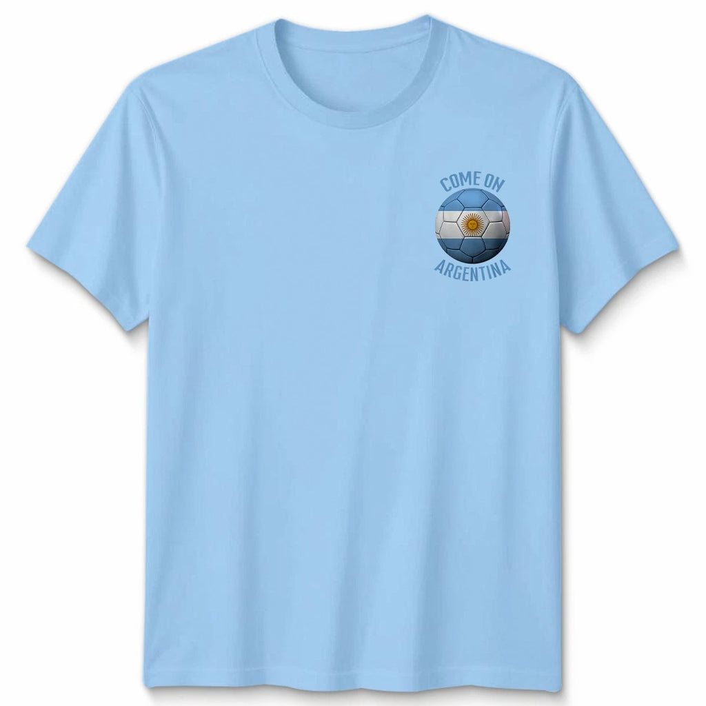 Come On Argentina Football Unisex Kids T-Shirt Country Pride Soccer Tee #WC
