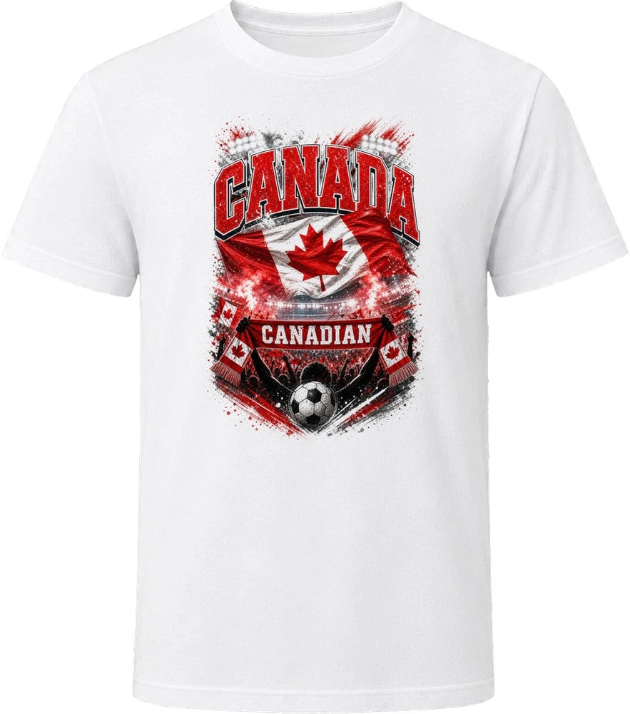 Canada Canadian Soccer Football National Supporters T Shirt