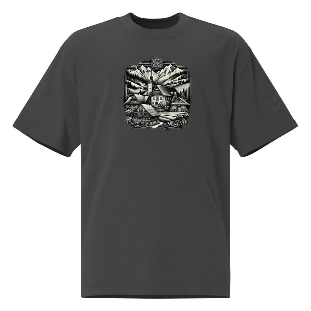 Oversized faded t-shirt (SLOVAKIA)