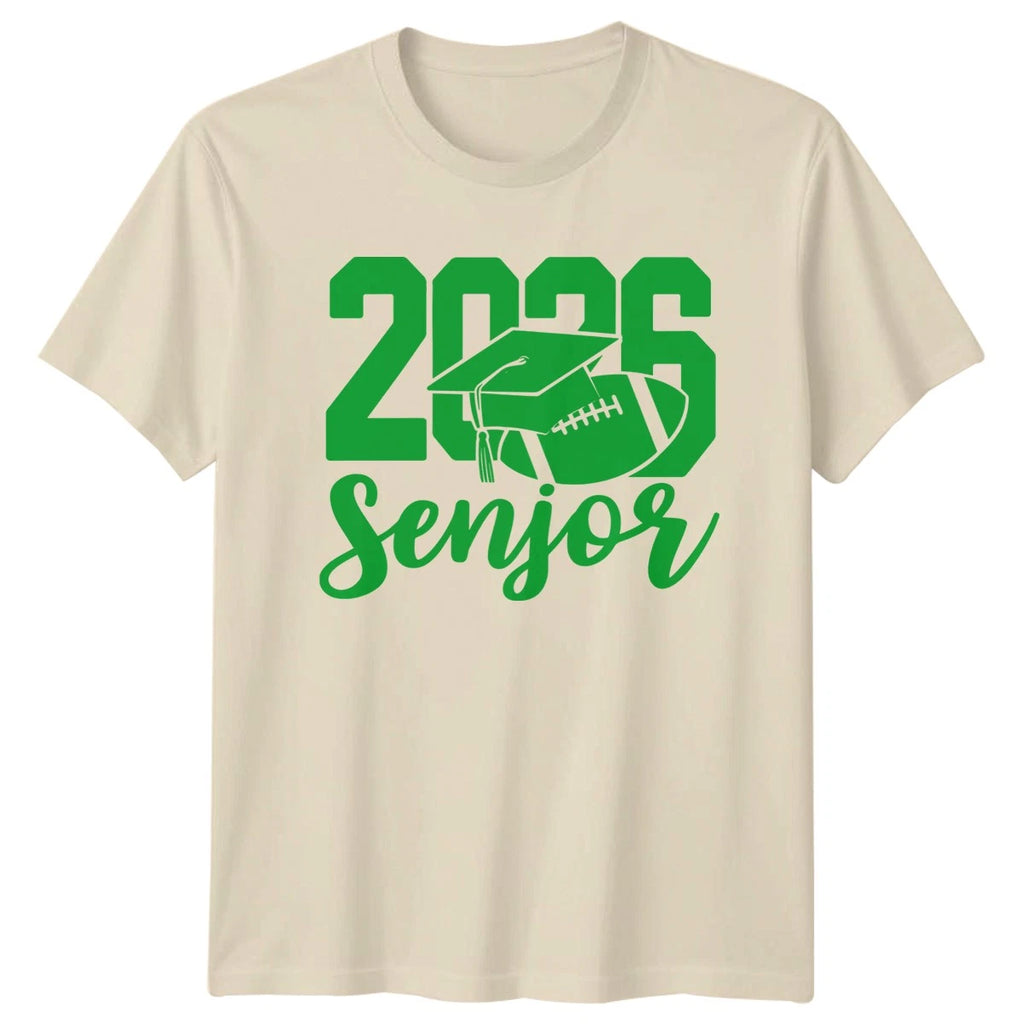 2026 Senior T-Shirt American Football Graduation Gift For Him And Her