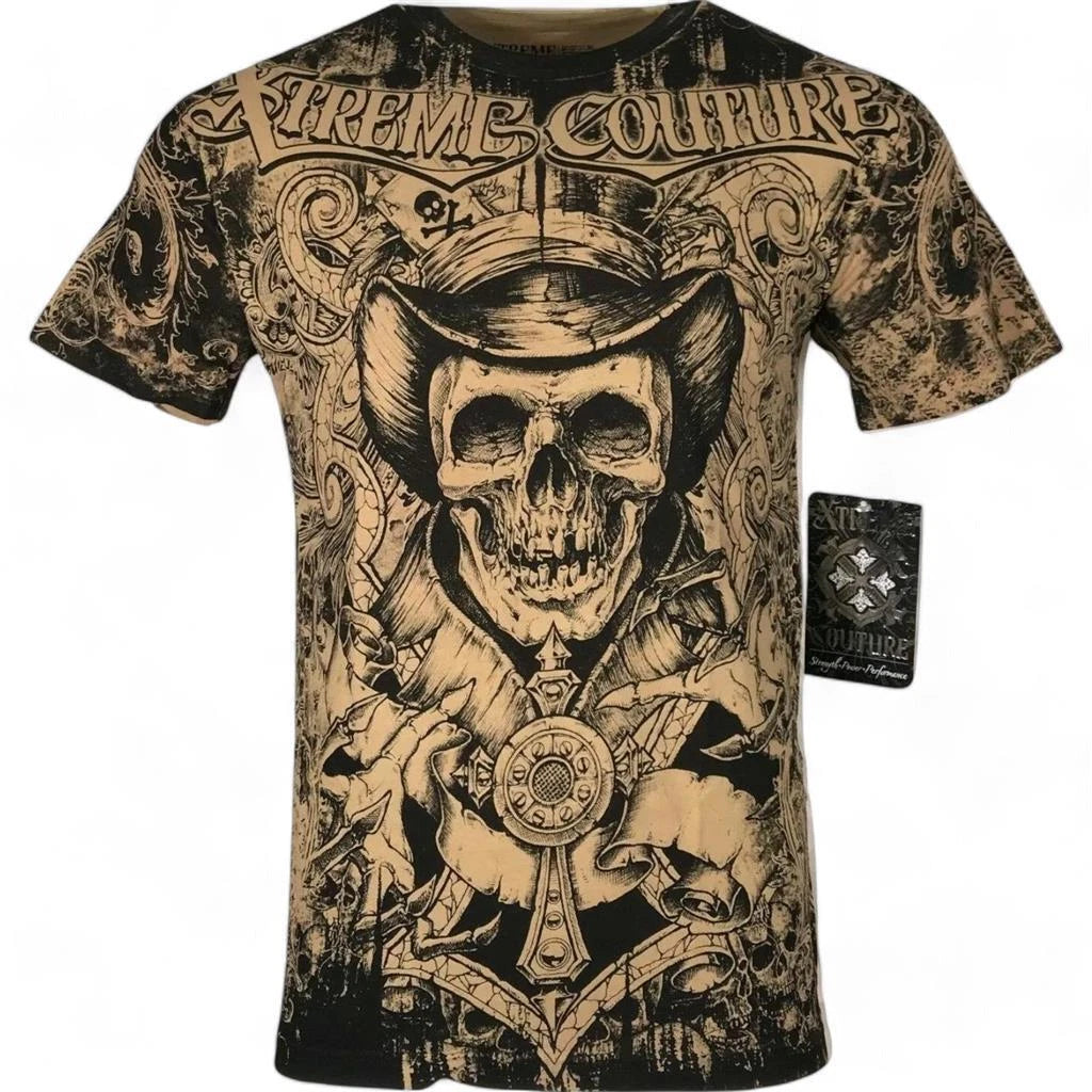 Xtreme Couture Affliction Men's Conjuring Biker Tattoo T-Shirt 4XL 5XL BIG TALL