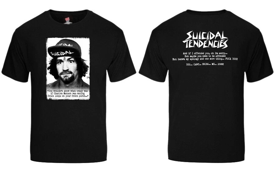 SUICIDAL TENDENCIES official CHARLIE T-SHIRT Dogtown Punk