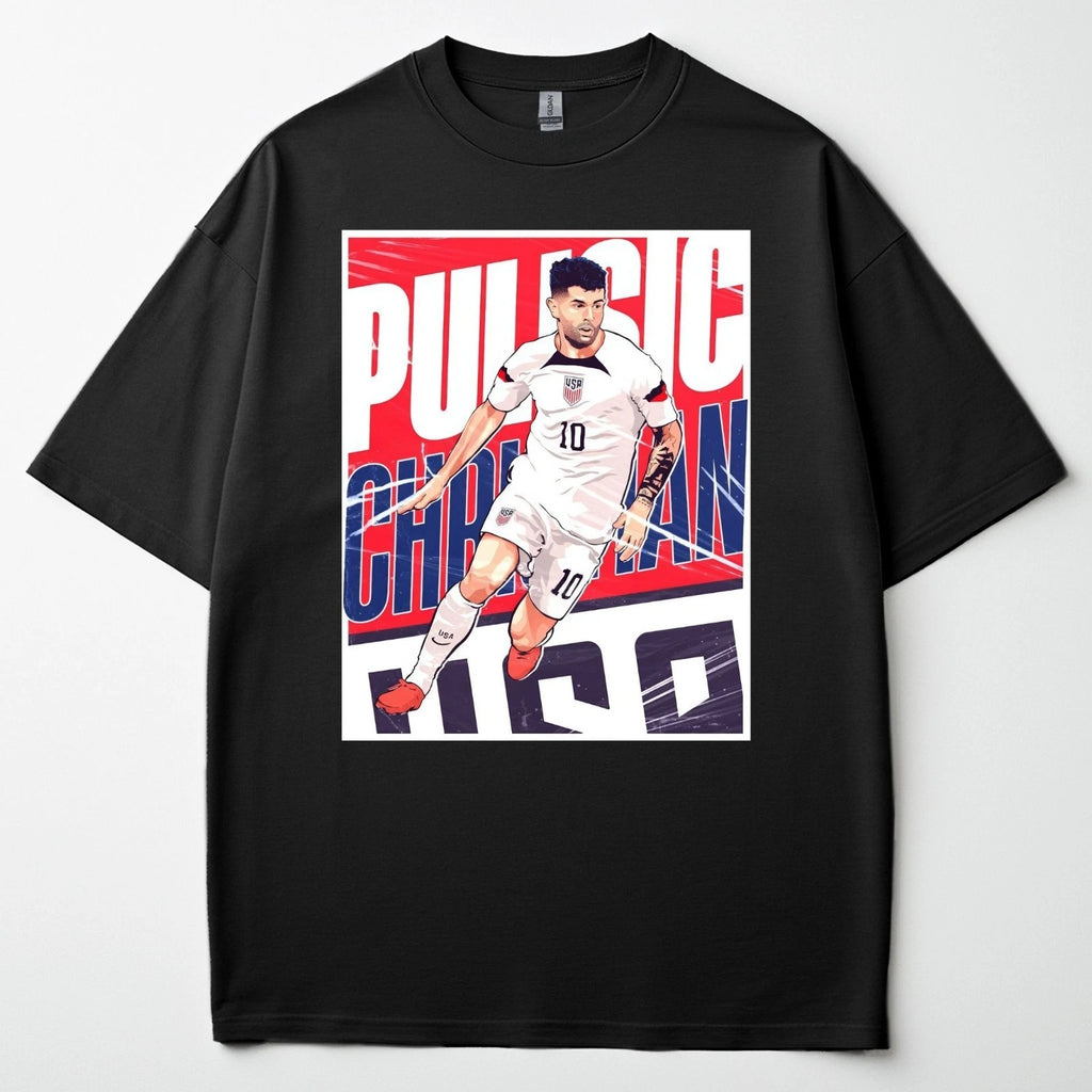 Christian Pulisic Shirt USA Soccer World Cup 2026 Fan Graphic Tee Football Gift