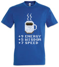 Pixel Coffee T-Shirt Gamer Games Gaming Fun Geek Nerd RPG MMORPG Larp Roleplay